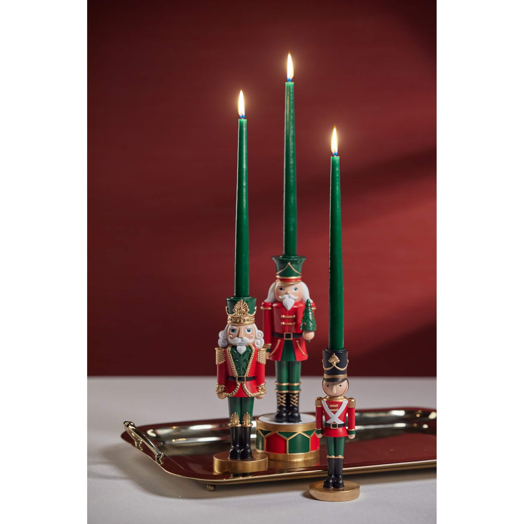 Nutcracker 8" Resin Taper Candle Holder Bed Bath & Beyond 38434122